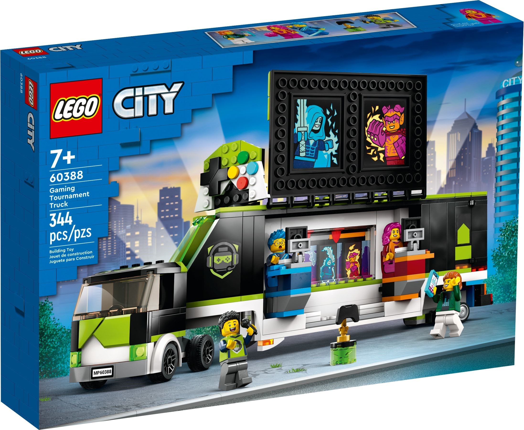 Изображение товара Конструктор LEGO City Геймерский грузовик 60388 с минифигурками