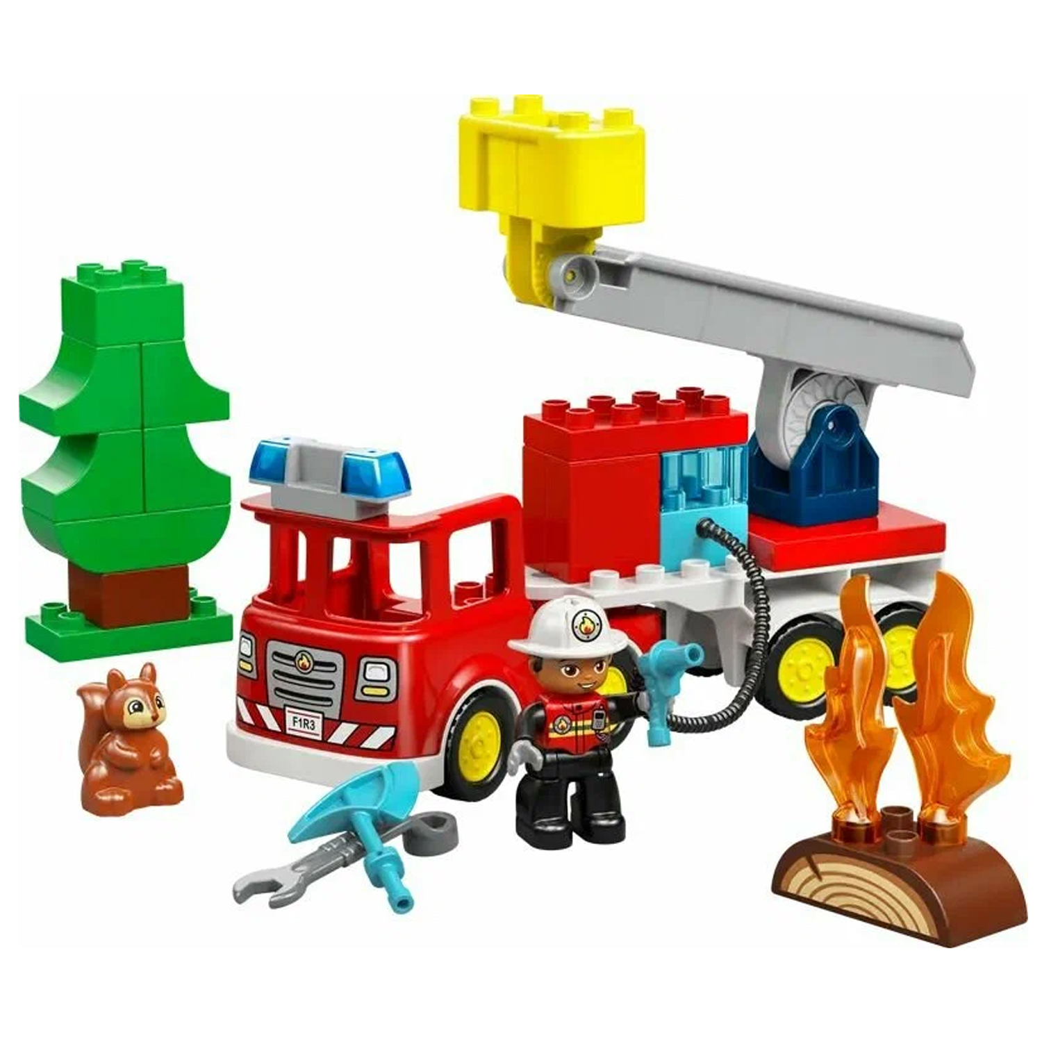 Конструктор LEGO DUPLO Пожарная машина 28 дет. - фото 5