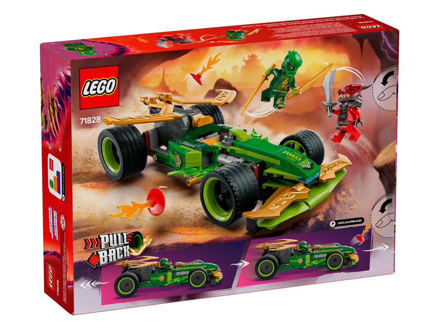 Конструктор LEGO NINJAGO Гоночный автомобиль 181 дет. - фото 7