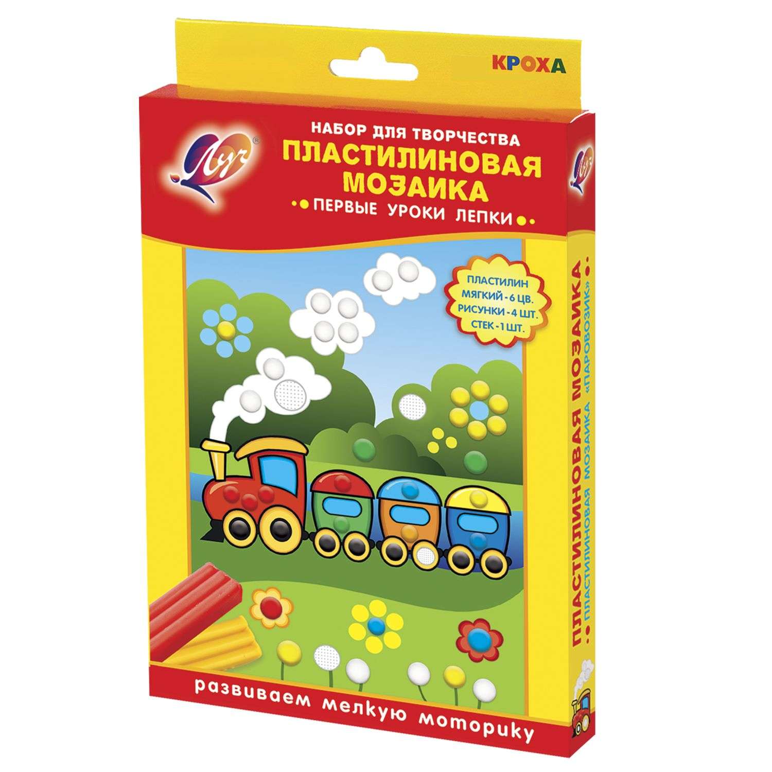 Пластилин Луч Мозаика восковой - фото 2