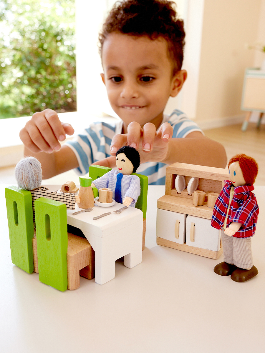 Домик для кукол Hape с мебелью E3454_HP - фото 10