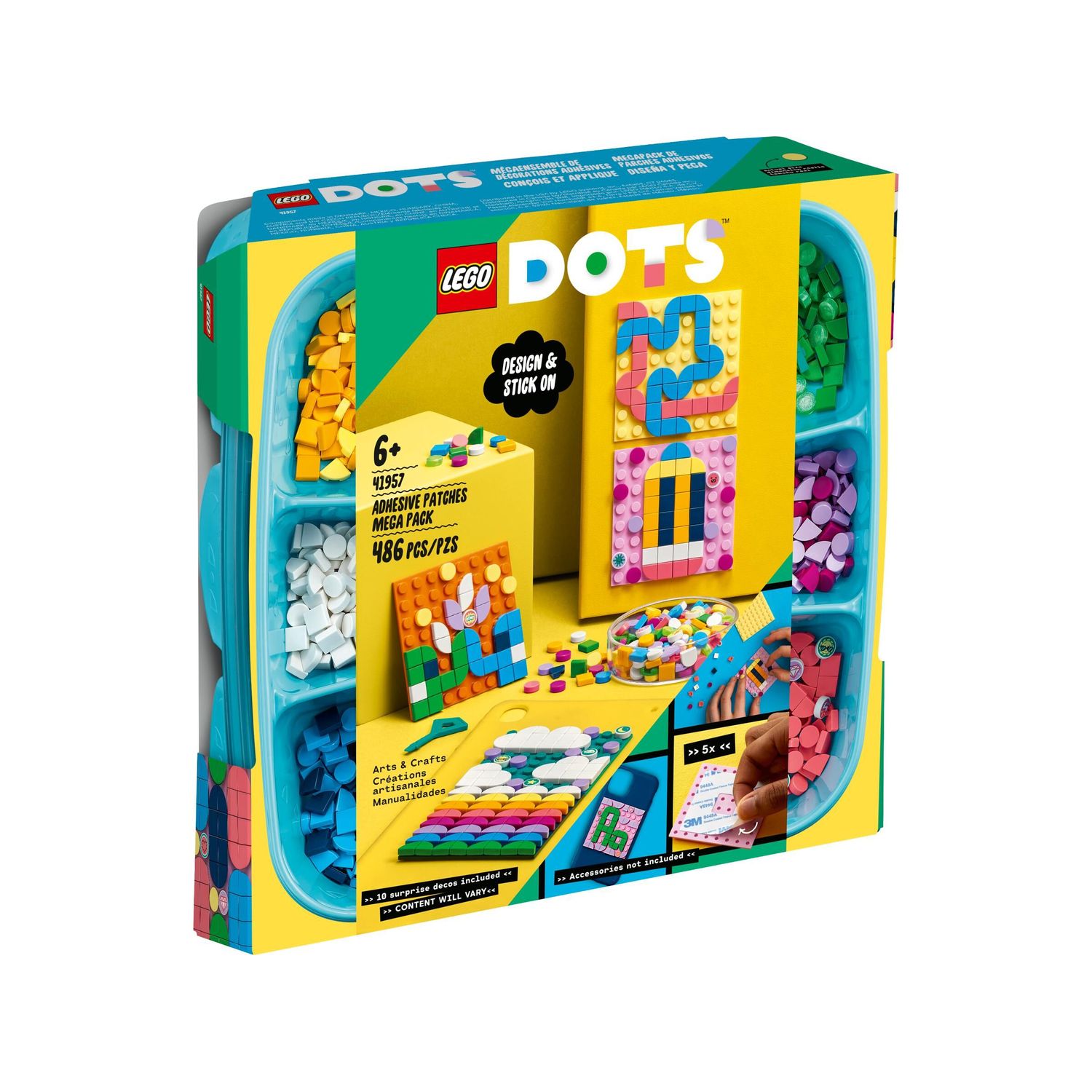 Конструктор LEGO DOTS Пластины и дотсы блочный - фото 1