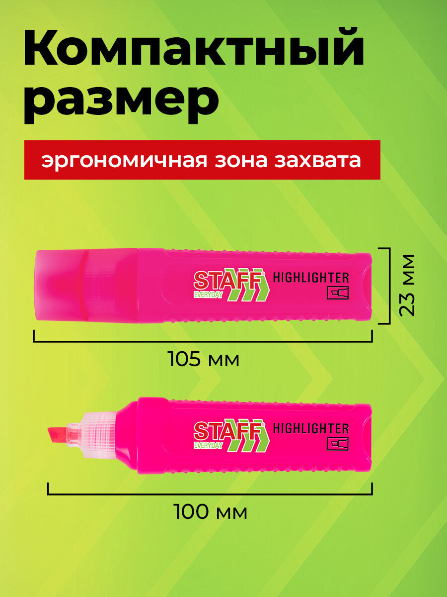 Текстовыделители Staff 4 шт. - фото 5