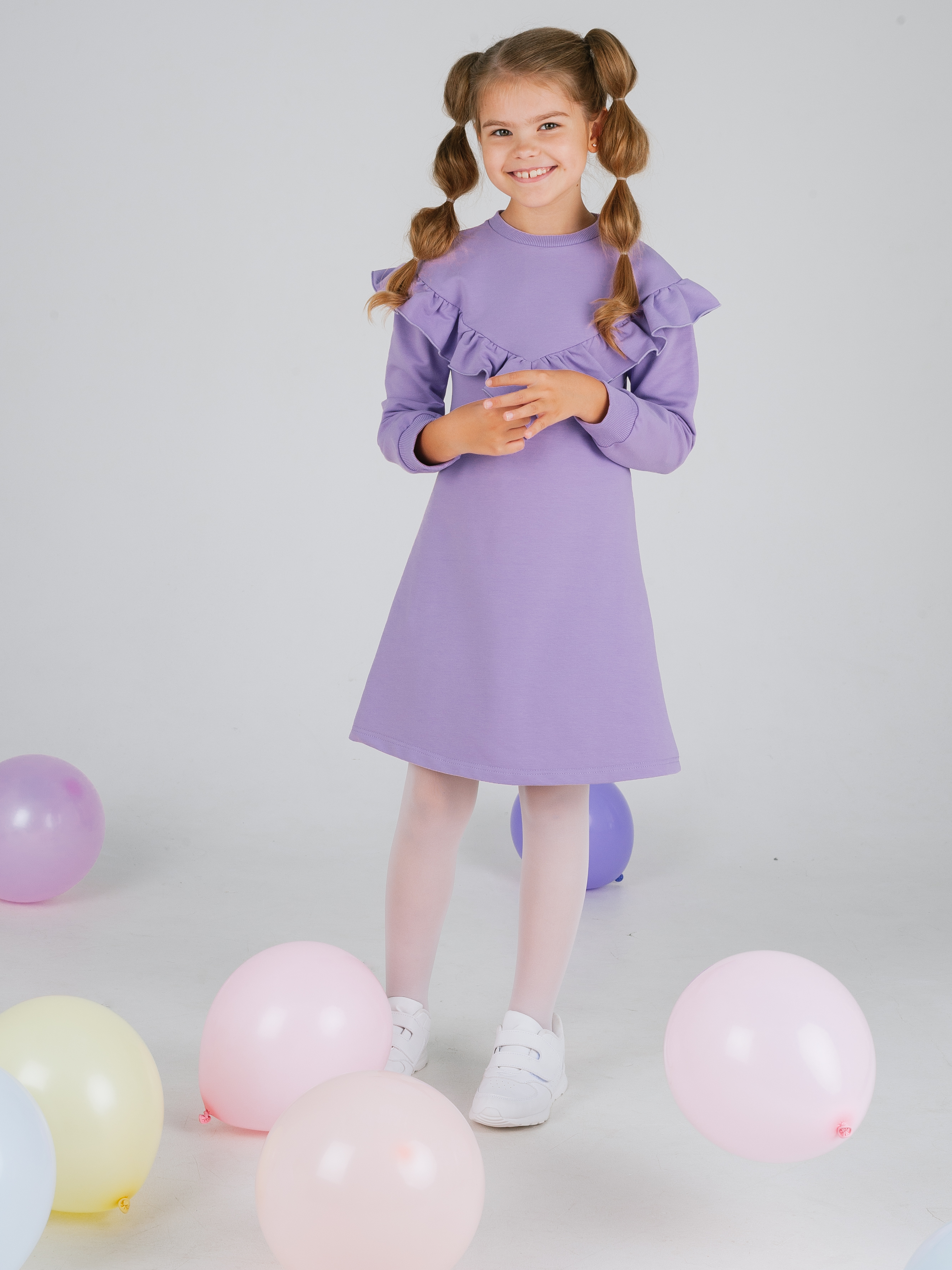 Платье MiloTa ПФ03/лавандовый - фото 2