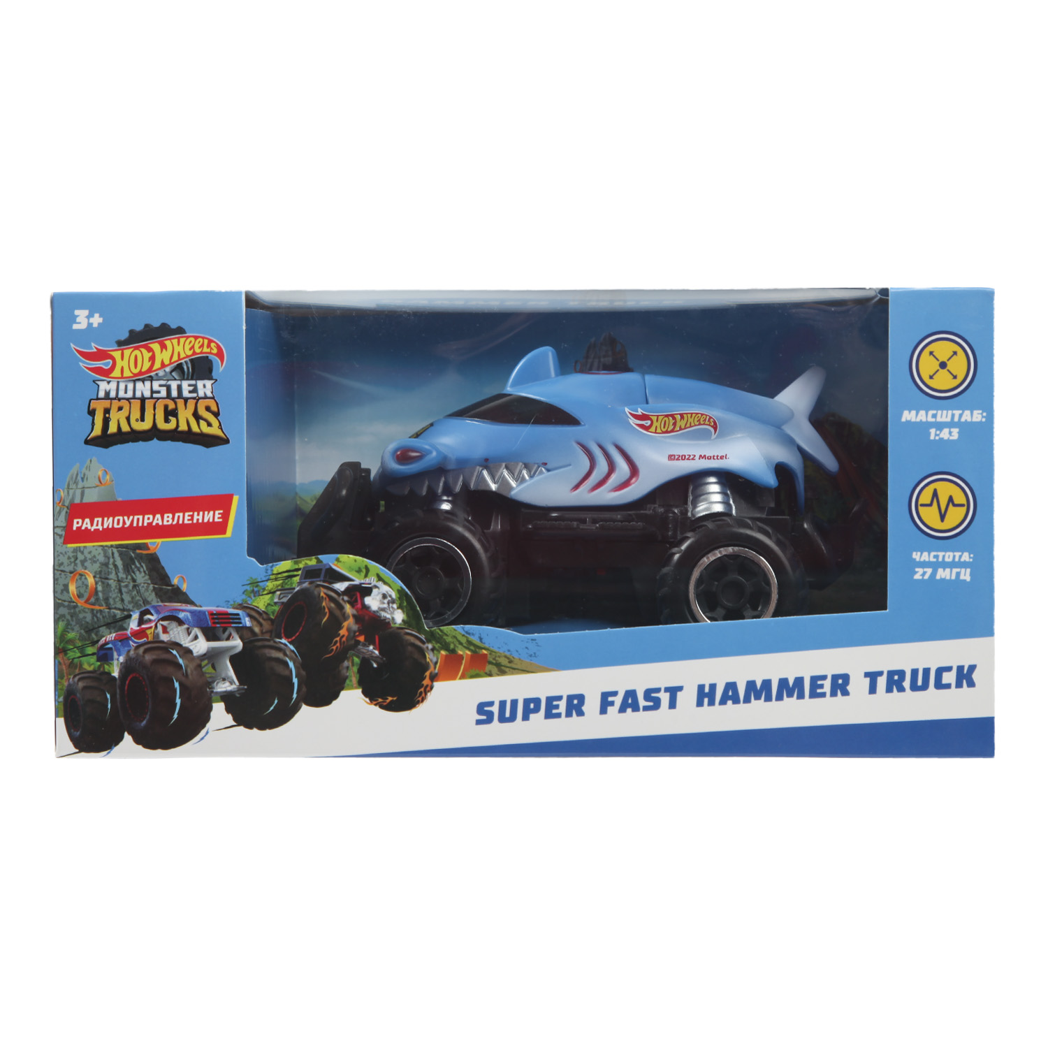 Монстр-трак РУ Hot Wheels 1:43 - фото 2