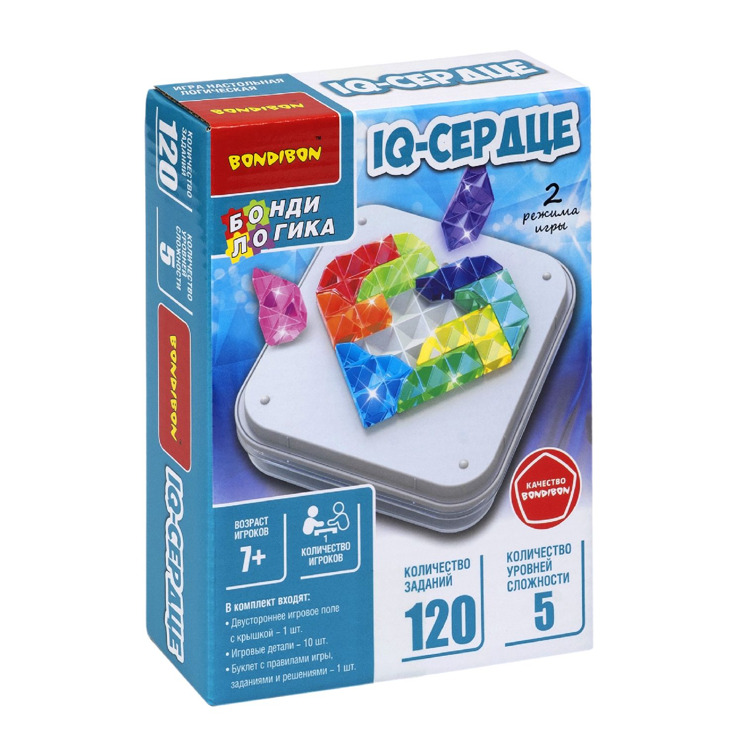 Настольная игра Bondibon логическая IQ-СЕРДЦЕ - фото 3