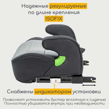 Автокресло Osann Lux Isofix Isofix 3 (22-36 кг) серый