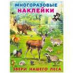Книга Фламинго с многоразовыми наклейками. Мир вокруг нас. Звери нашего леса