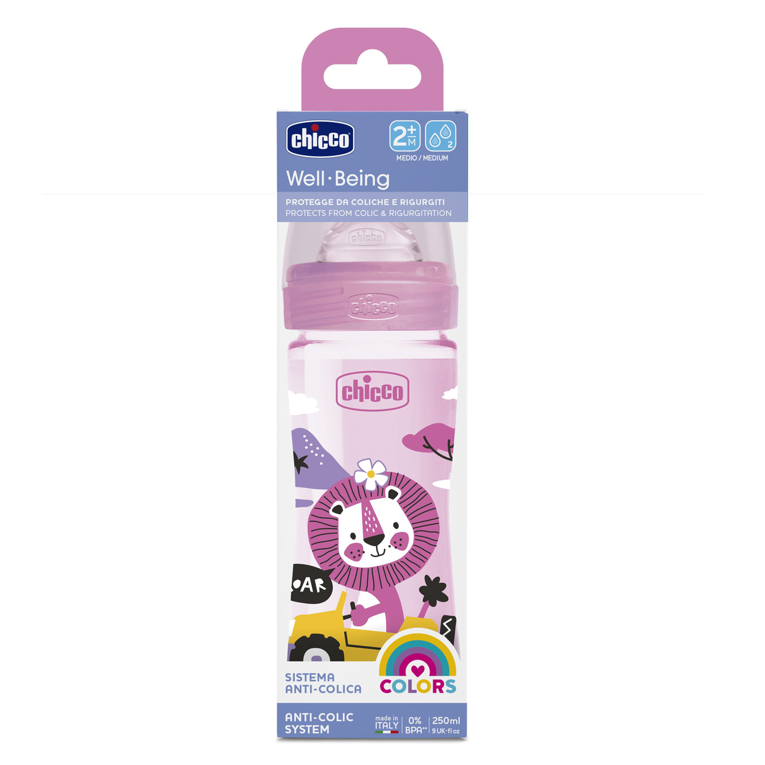 Бутылочка Chicco Anti-Colic 250 мл - фото 2