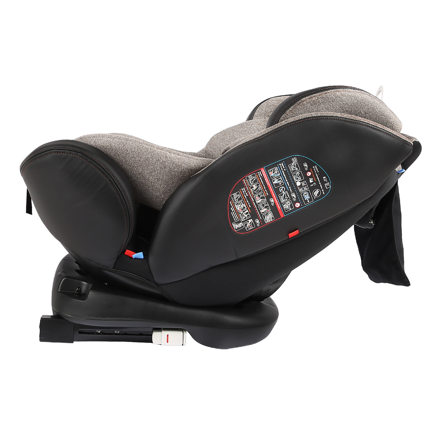 Автокресло Indigo Aero Isofix 0+/1/2/3 (0-36 кг) бежевый - фото 14