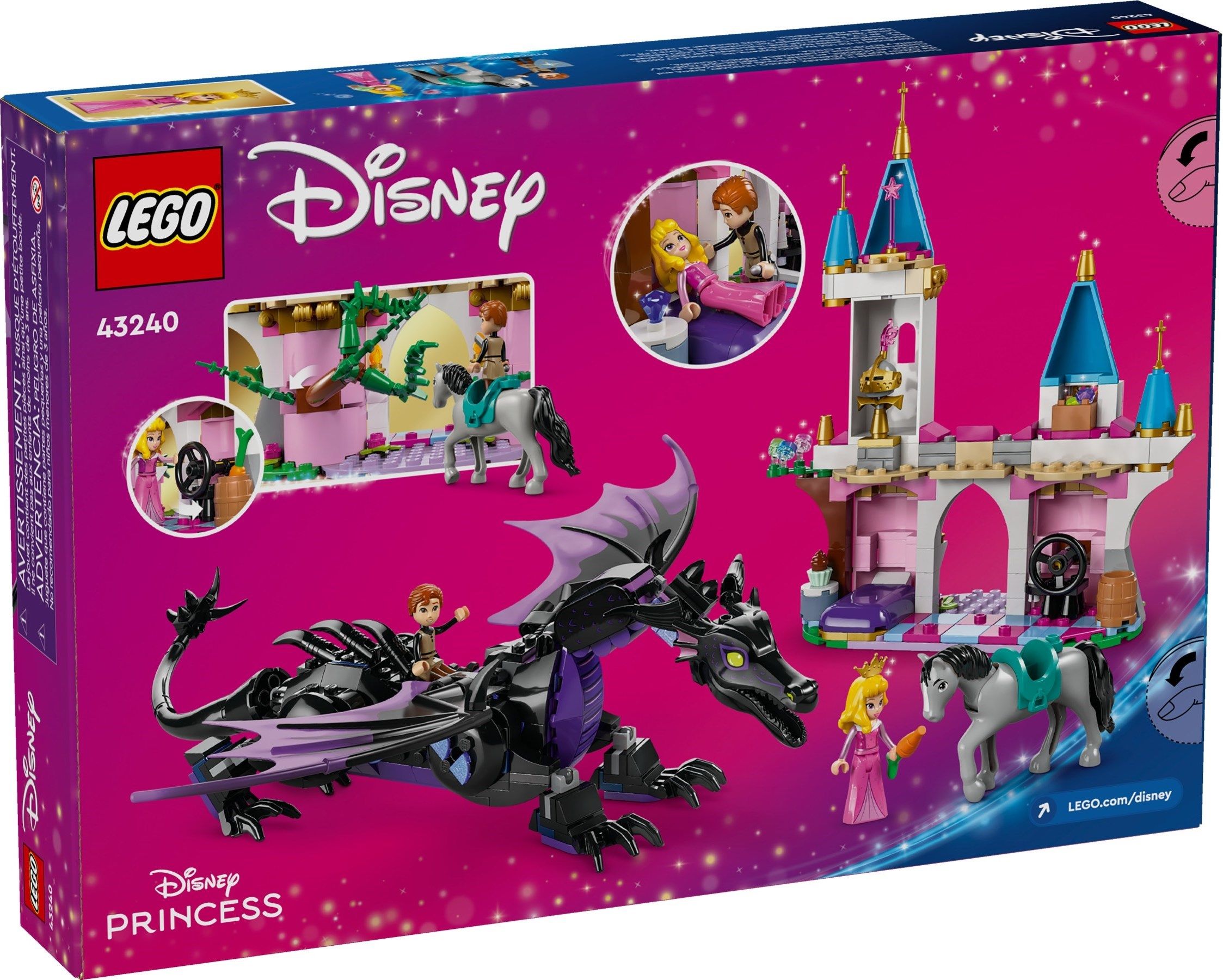 Конструктор LEGO Disney Princess Драконья форма Малефисенты 583 дет. - фото 6