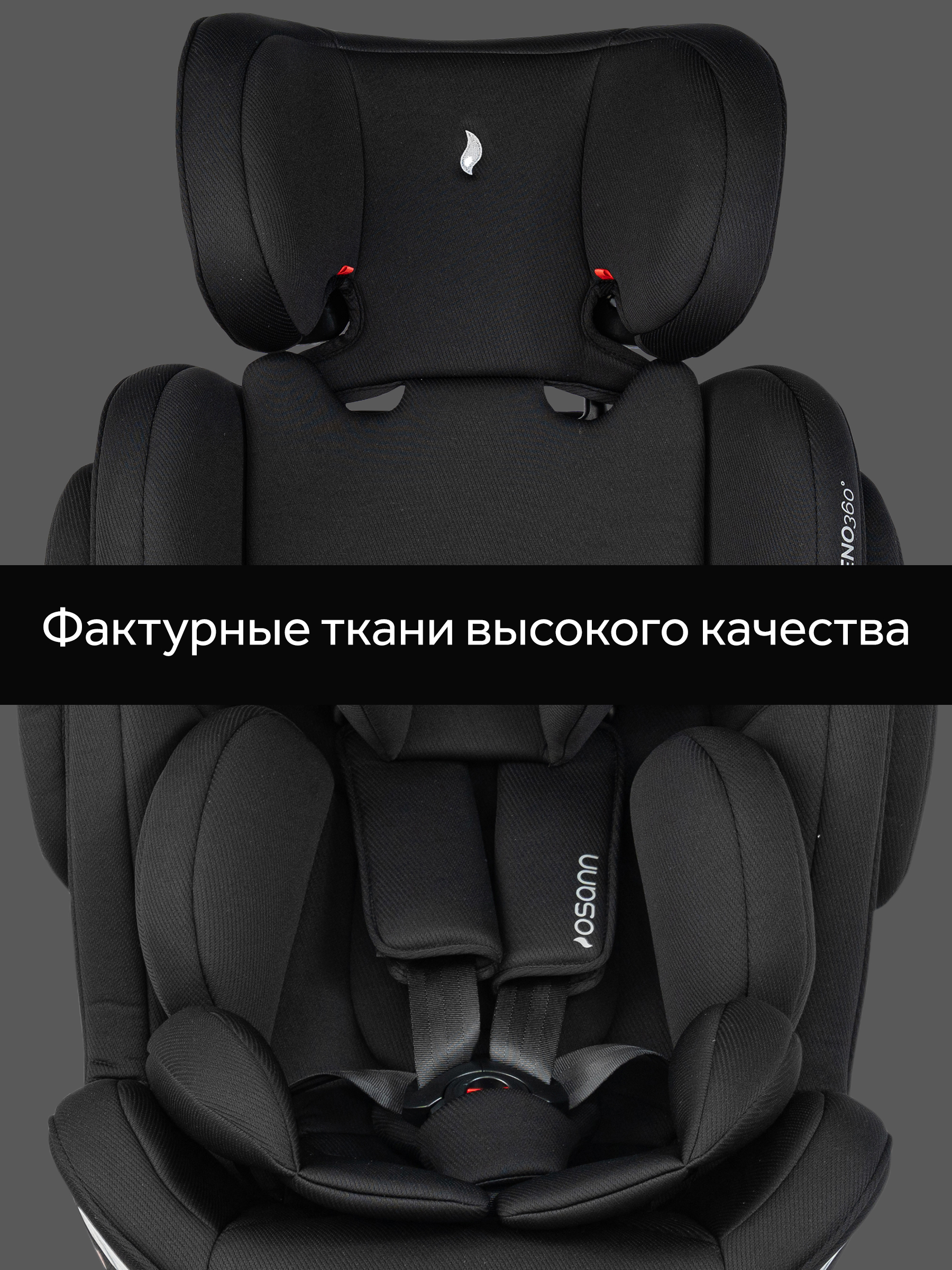 Автокресло Osann Eno 360 Carbon 0-36 кг Isofix 0+/1/2/3 (0-36 кг) черный - фото 13