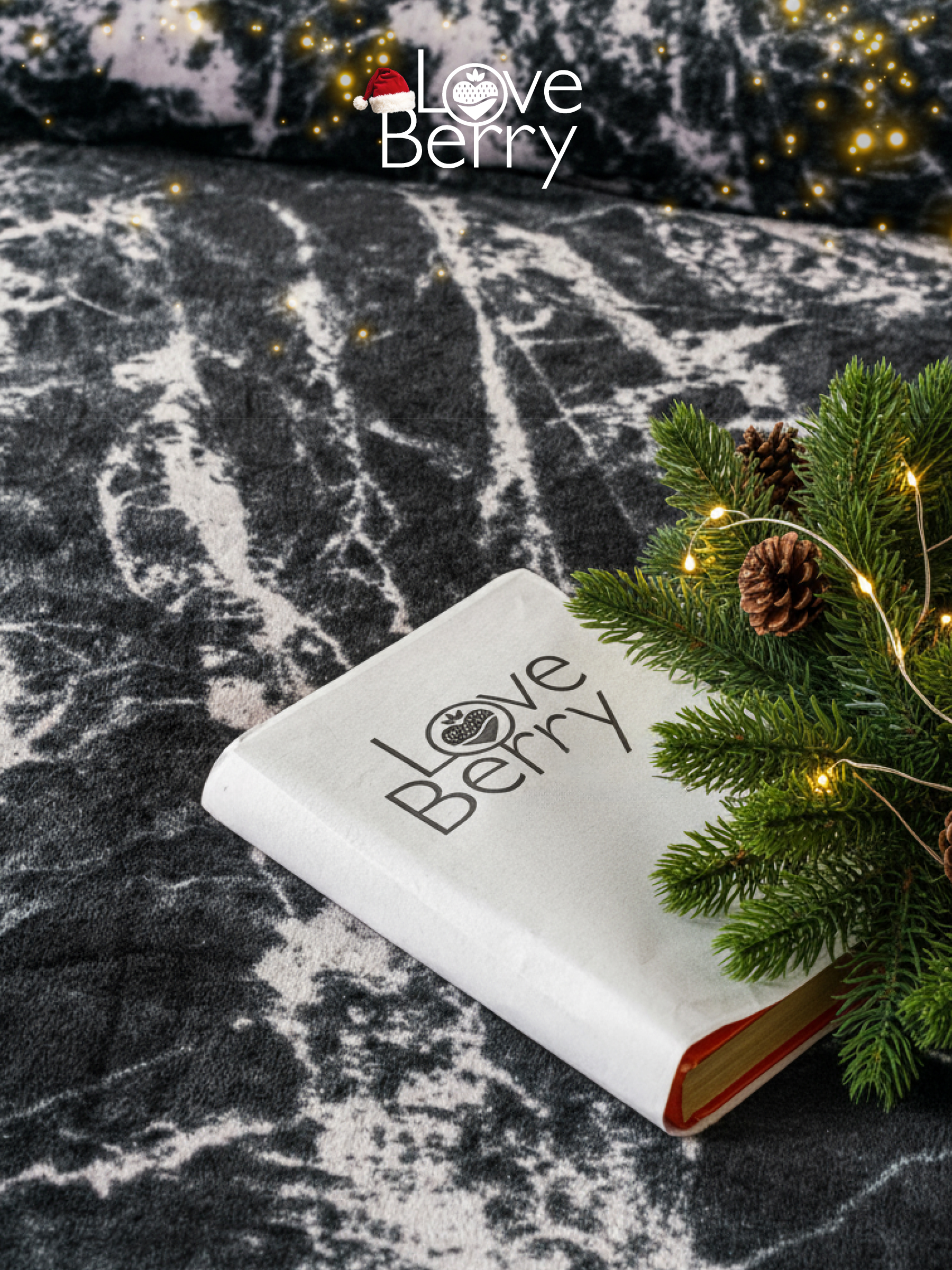 Плед LOVEBERRY Петра 200 x 220 см велсофт - фото 4