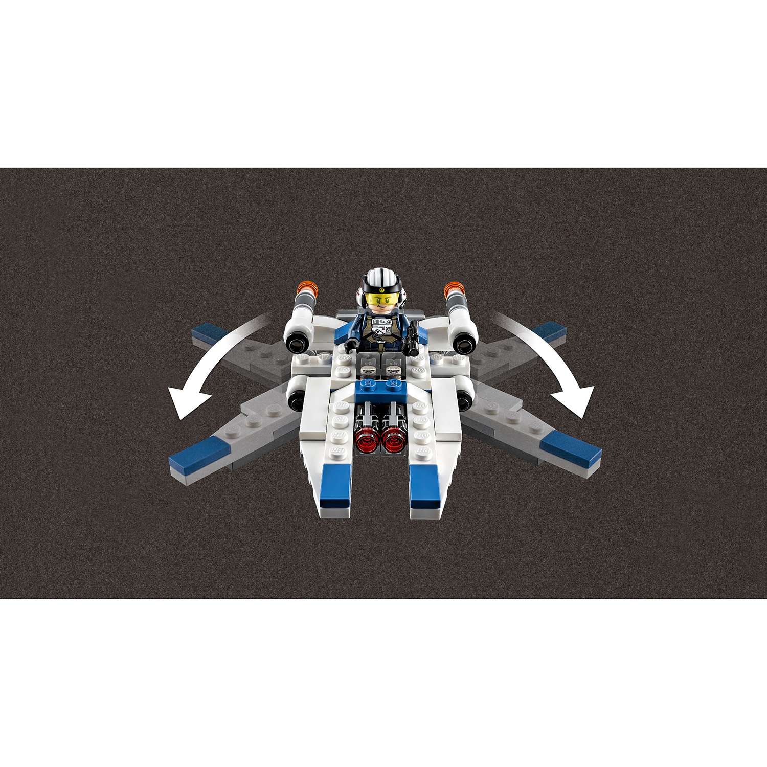 Конструктор LEGO Star Wars Микроистребитель типа U блочный - фото 6
