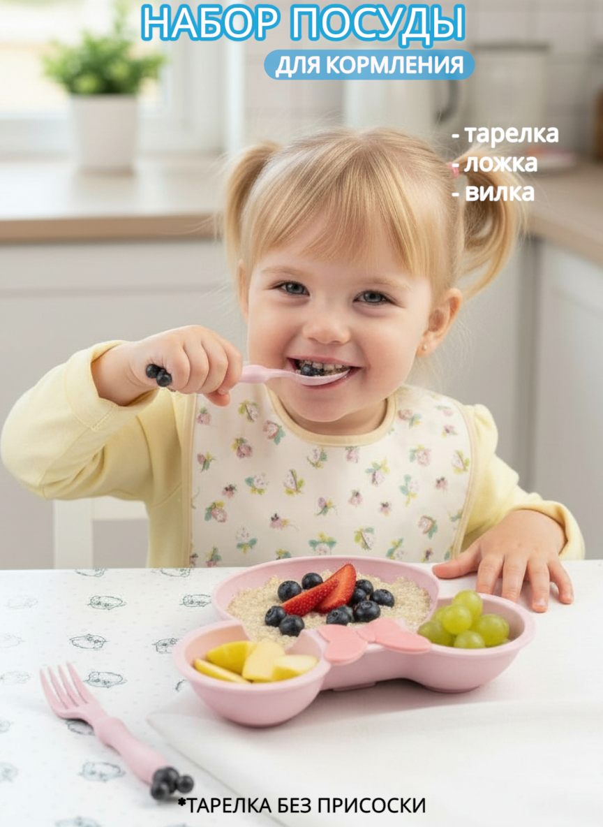 Набор посуды Добрый Филин 3 предм. - фото 1