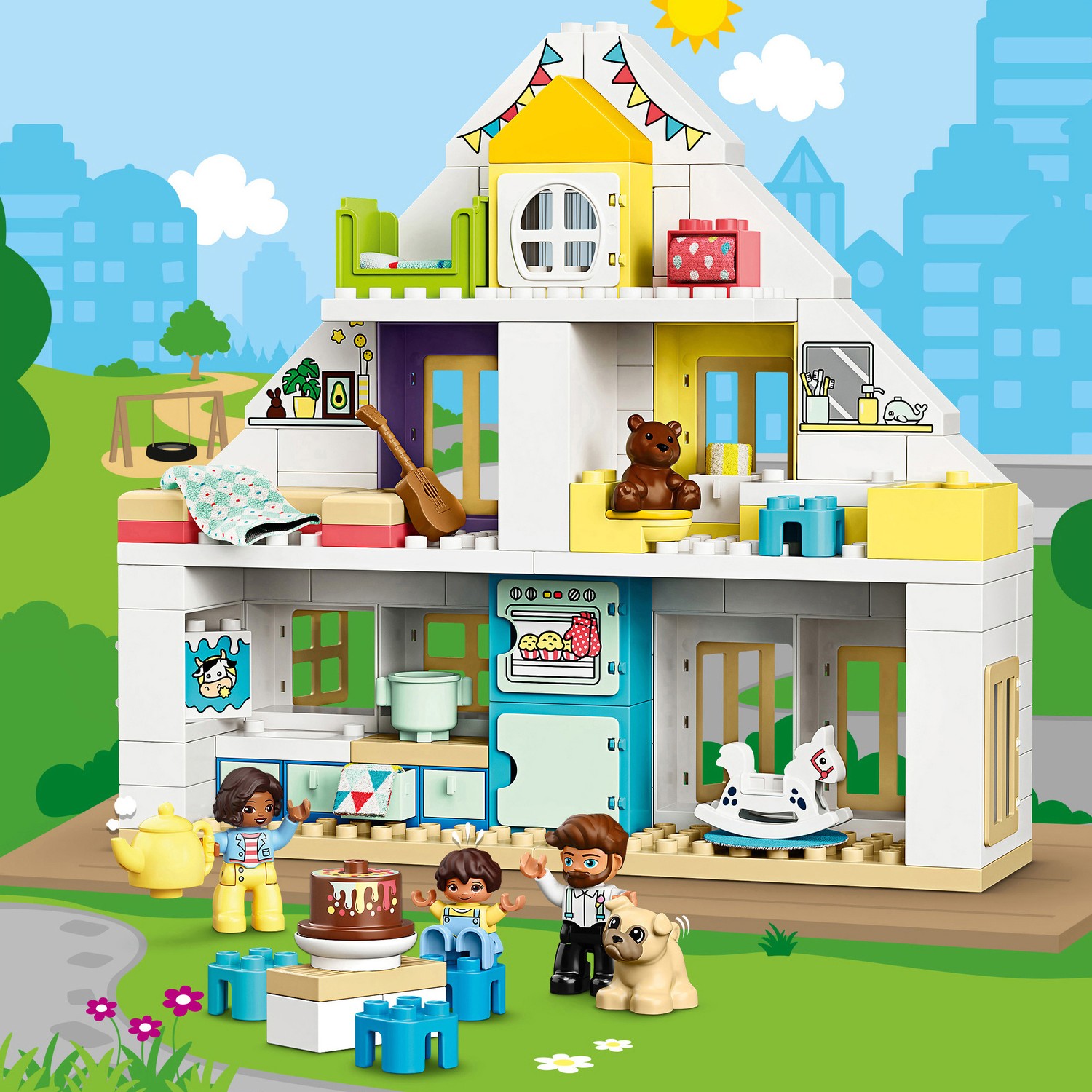 Конструктор LEGO DUPLO Town Дом модульный - фото 9