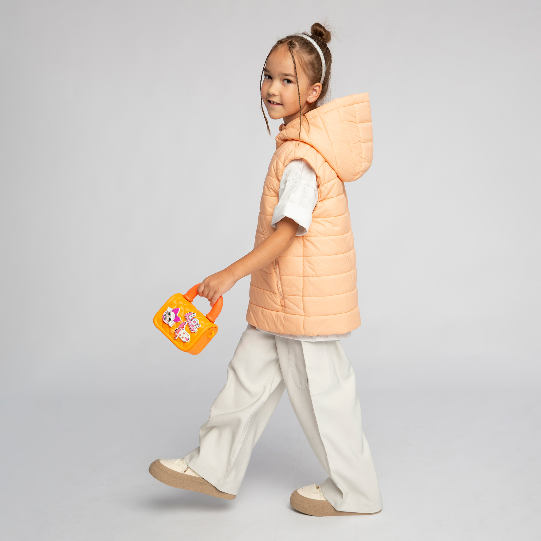 Сумка L.O.L. Surprise! оранжевая на кнопке+джиббитсы - фото 12