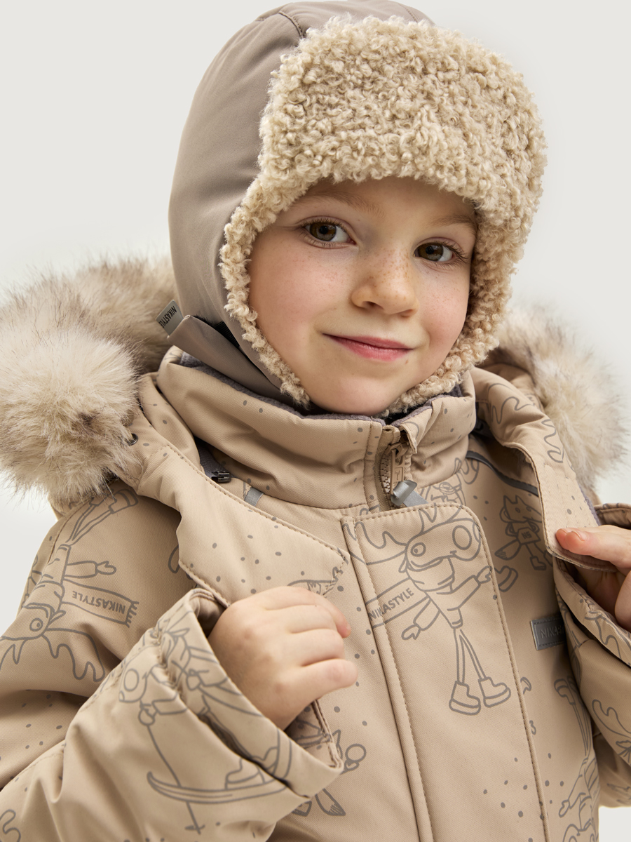 Шапка NIKASTYLE 11з55026 какао - фото 1