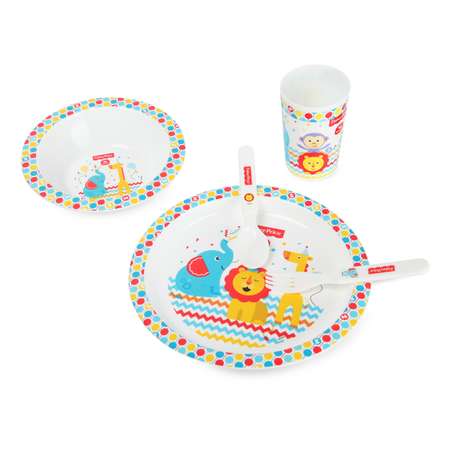 Набор посуды BabyGo Fisher Price 5 шт.