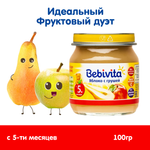 Пюре Bebivita Яблоко-Груша с 5 мес 100 г