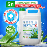 Мыло жидкое SEPTIVIT Алоэ 5250 г 5000 мл