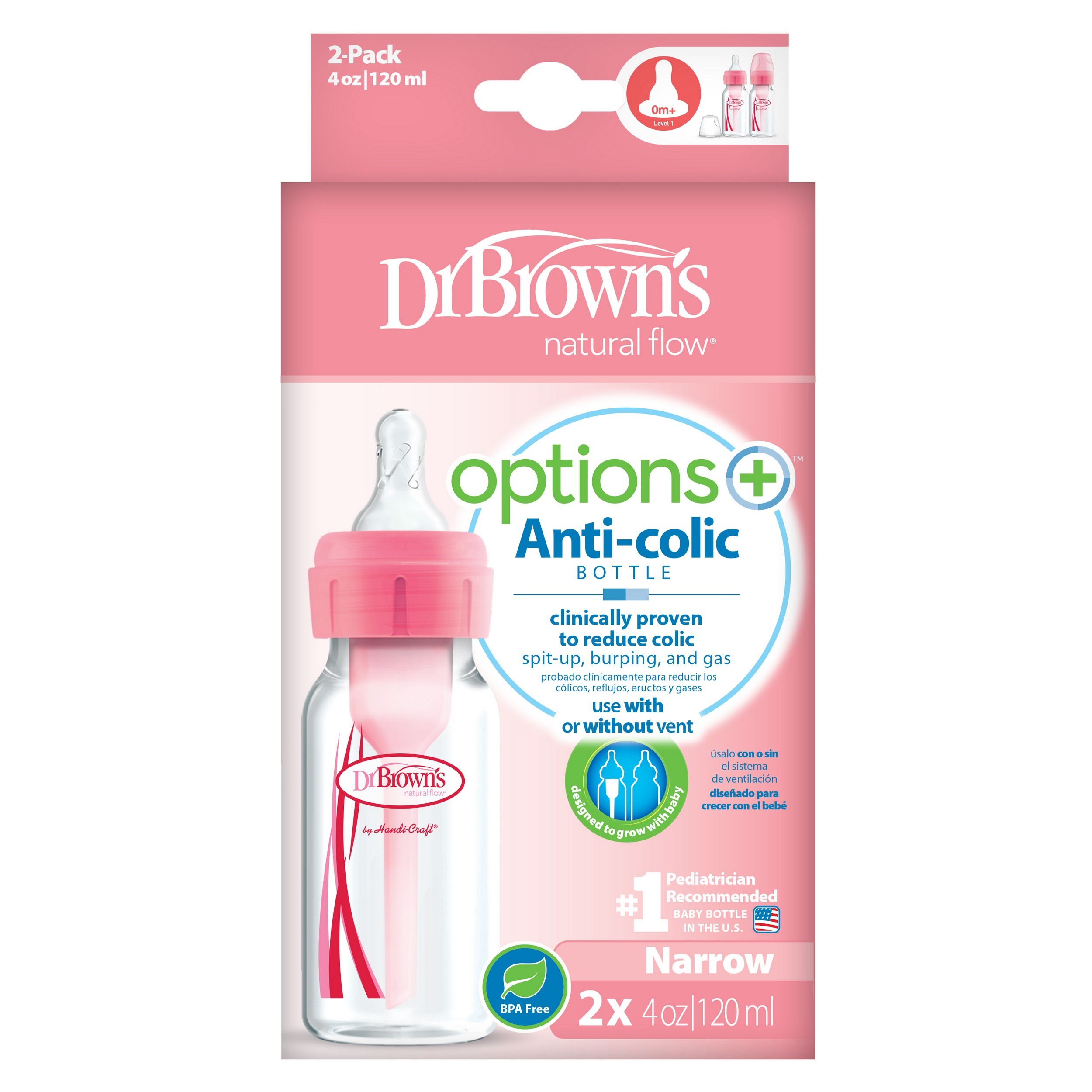 Бутылочка Dr Browns Anti-Colic 120 мл 2 шт. - фото 2
