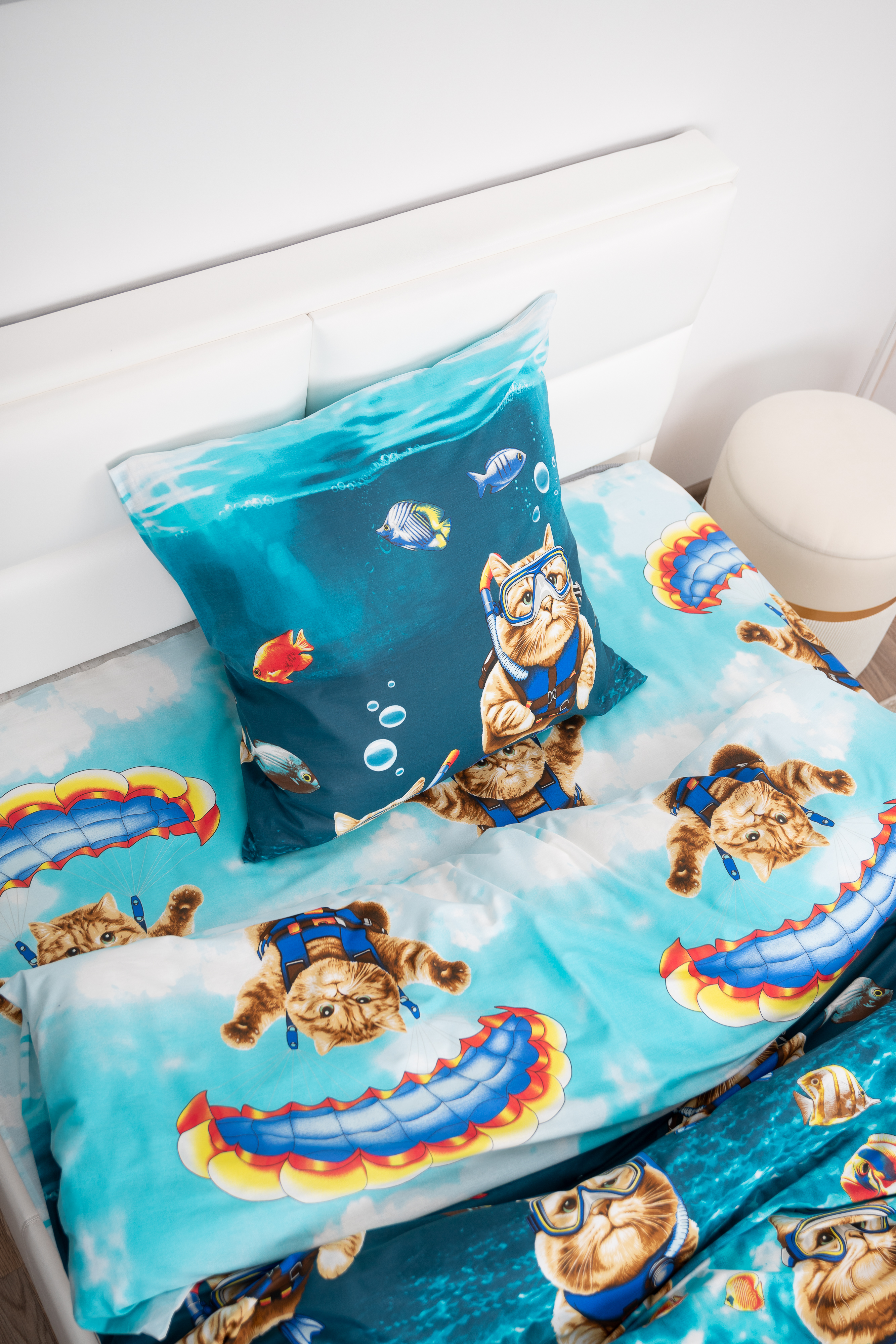 Комплект постельного белья MILANIKA Экстремалы полутораспальный 3 предм. - фото 5