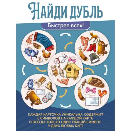 Настольная игра Нескучные игры Дубль Страна сказок