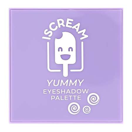 Палетка теней ISCREAM Yummy тон 01 blackberry