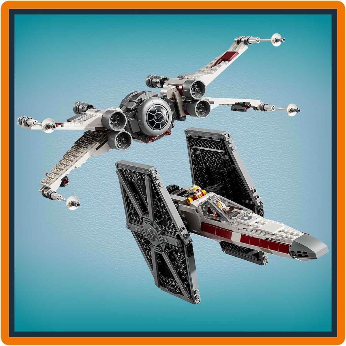 Конструктор LEGO Star Wars Истребитель и гибрид X-Wing 1063 дет. - фото 6