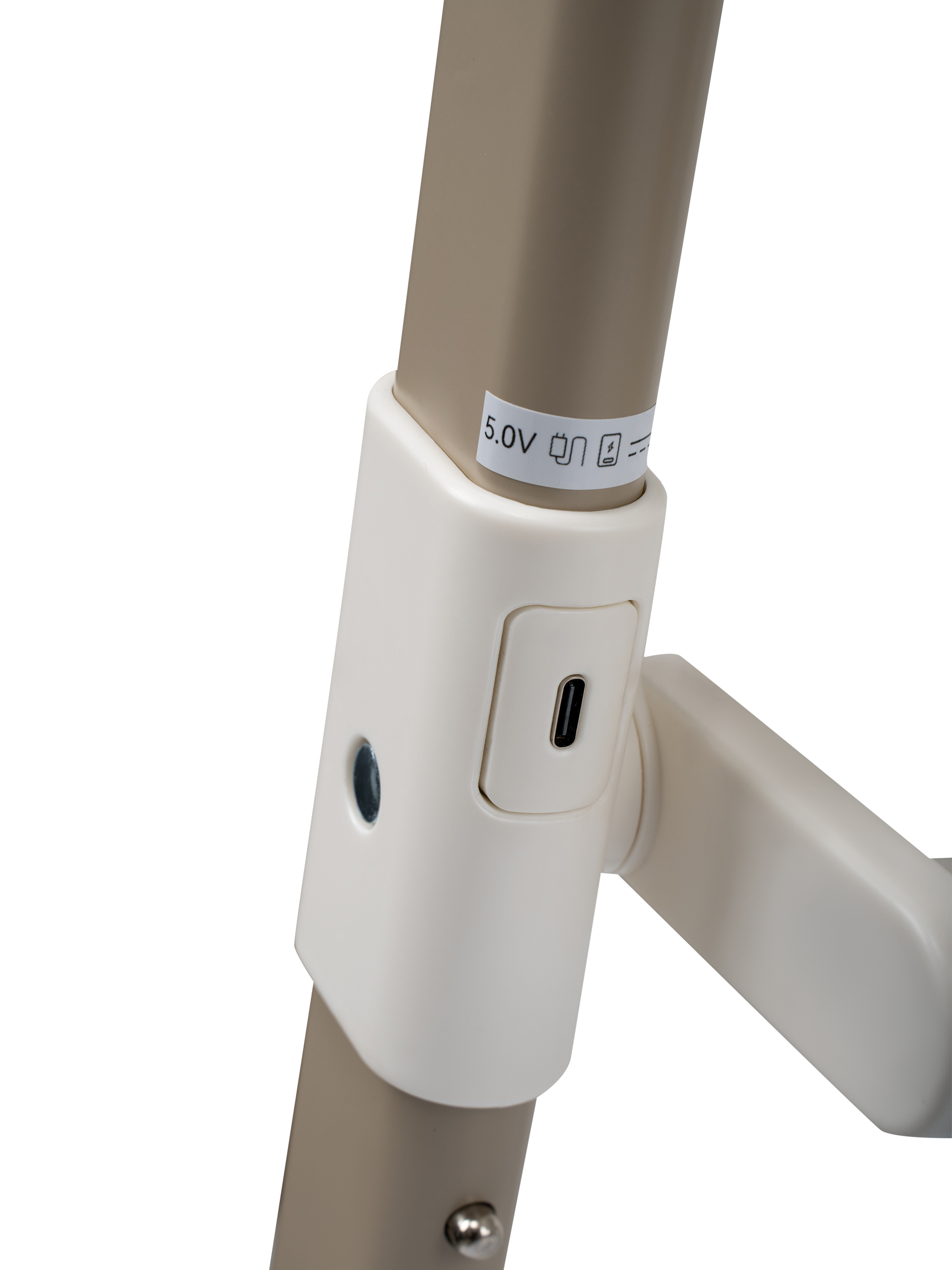 Стульчик для кормления JOVOLA Muza с функцией электрокачели серый - фото 15