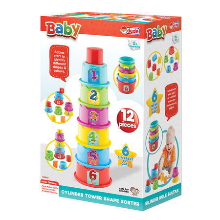 Игрушка Dede пирамидка
