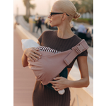 Переноска для новорожденных Timikbaby слинг розовый
