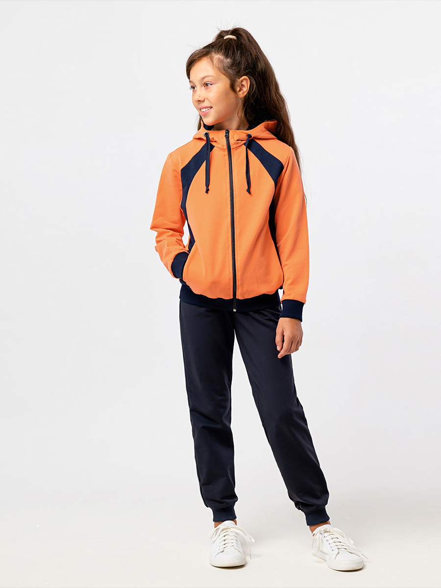 Спортивный костюм RODOS М-258/темно-синий_персиковый - фото 2