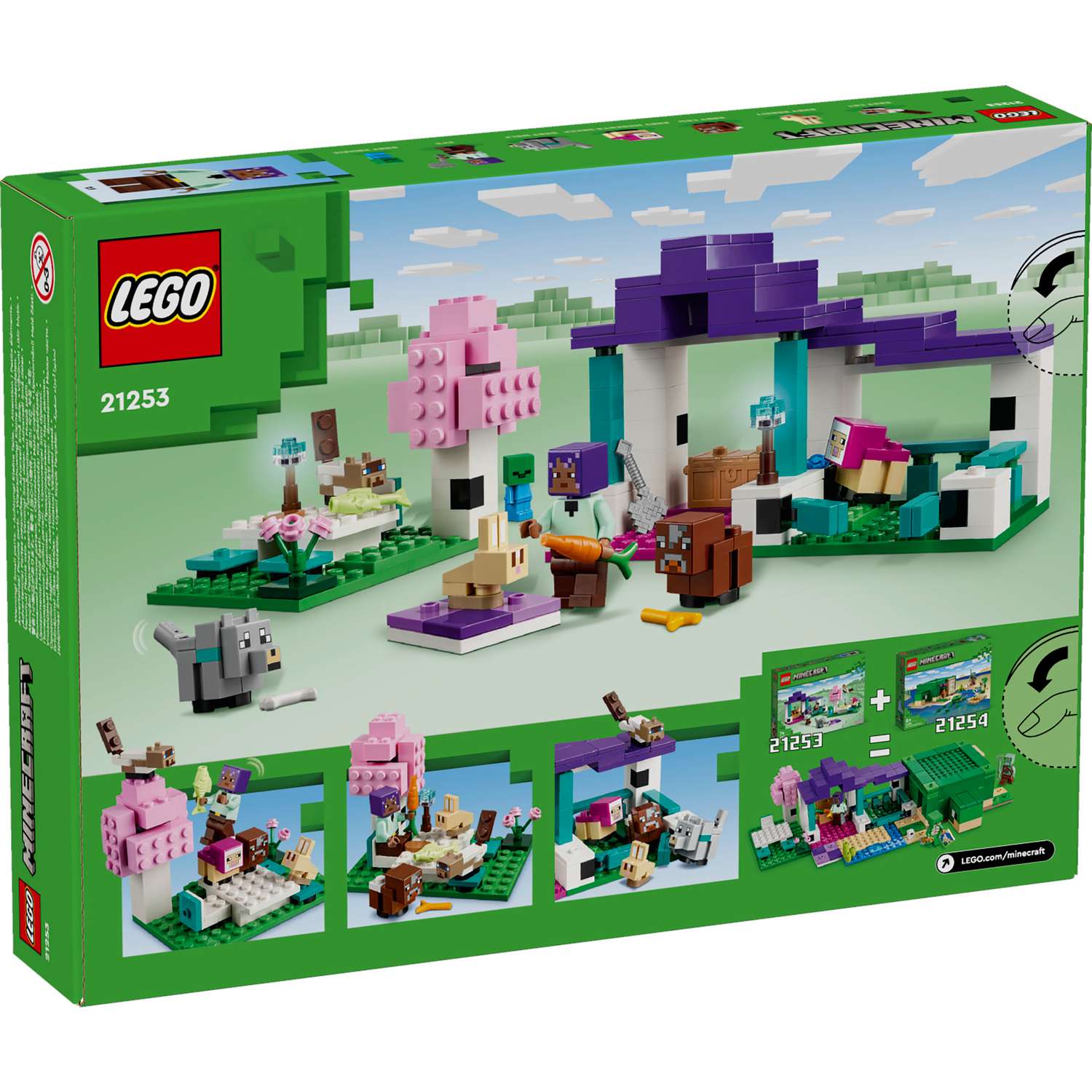 Конструктор LEGO Minecraft Заповедник для животных 206 дет. - фото 6