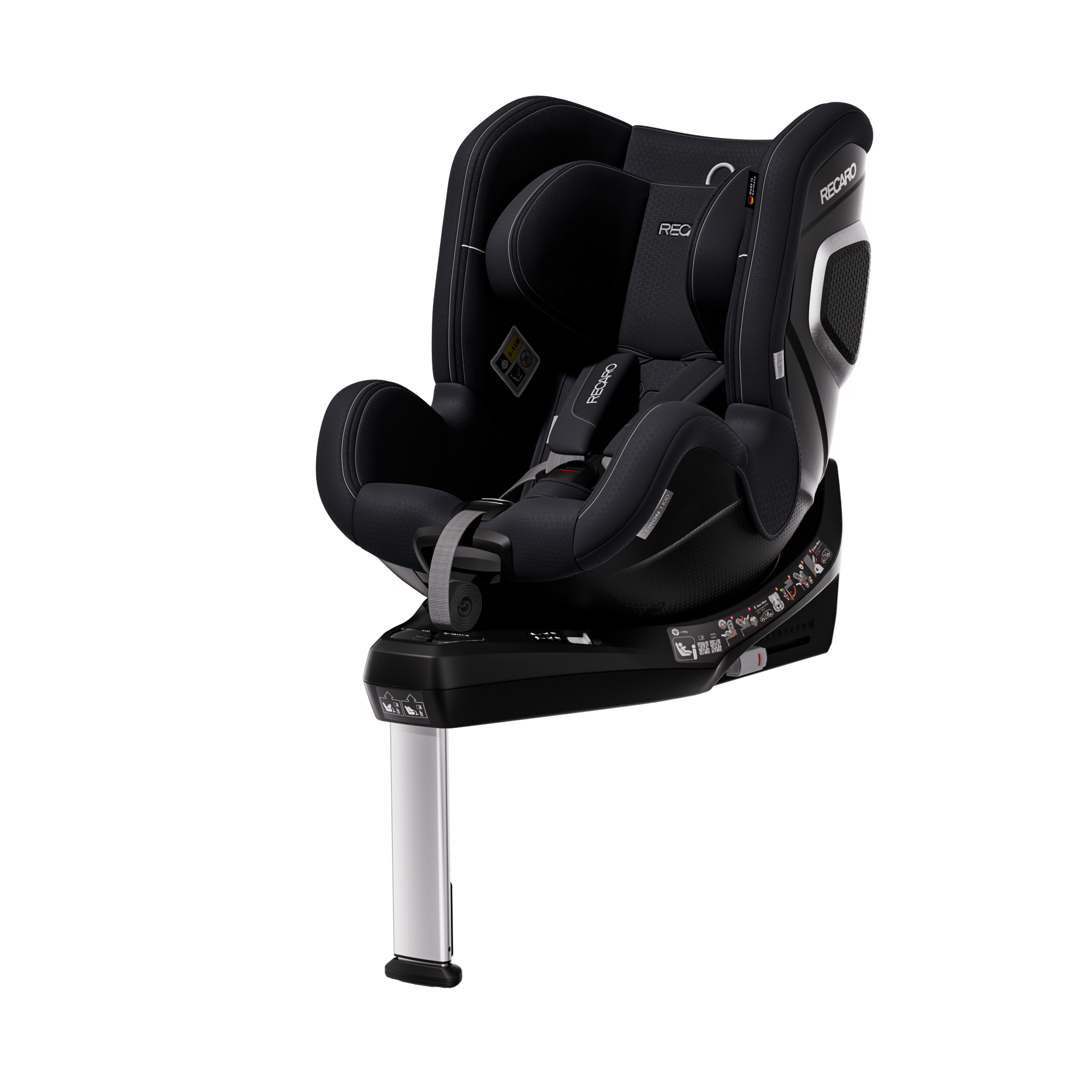 Автокресло Recaro Toron 1 Isofix 0+/1 (0-18 кг) черный - фото 7