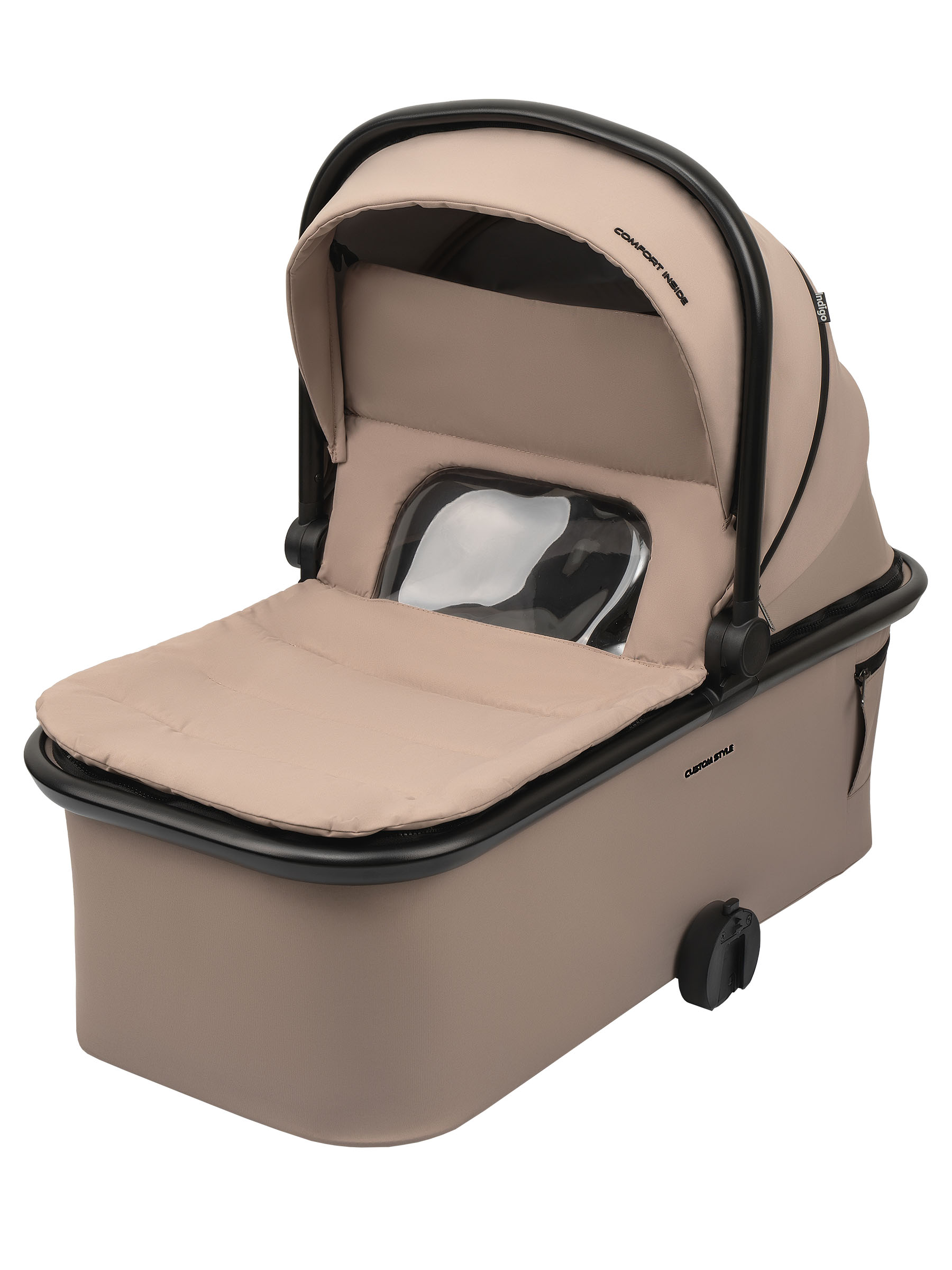 Коляска 3в1 Indigo Solar бежевый - фото 5