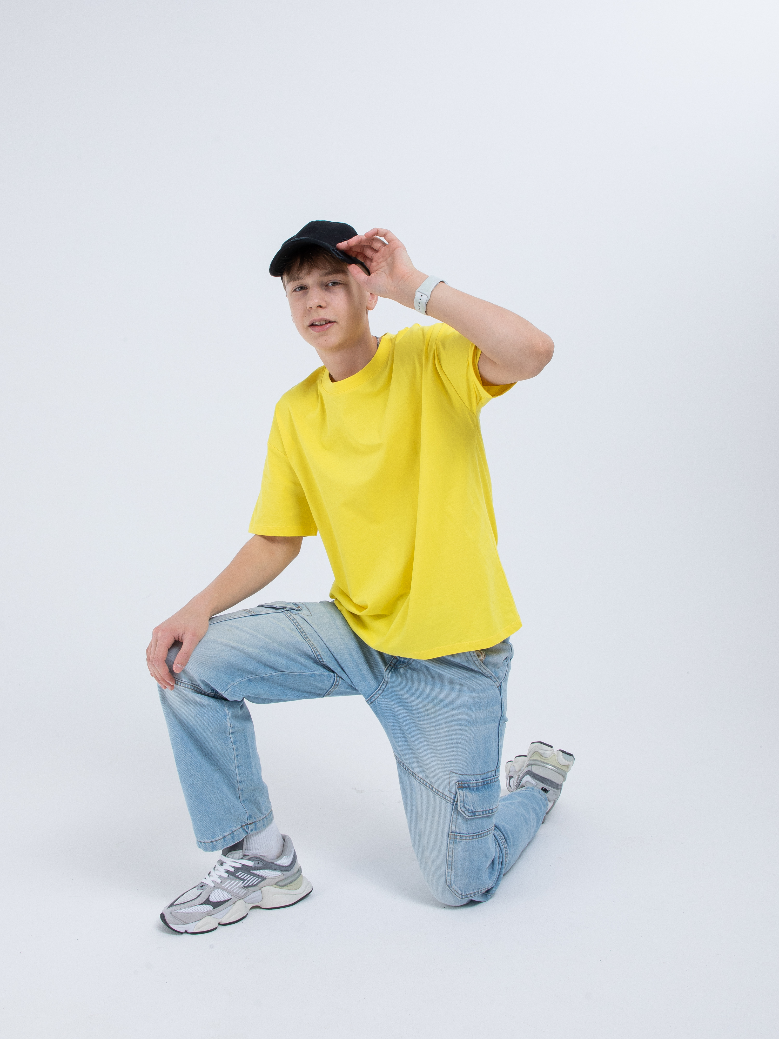 Футболка STELLA MODA 11601._светло-желтый - фото 3