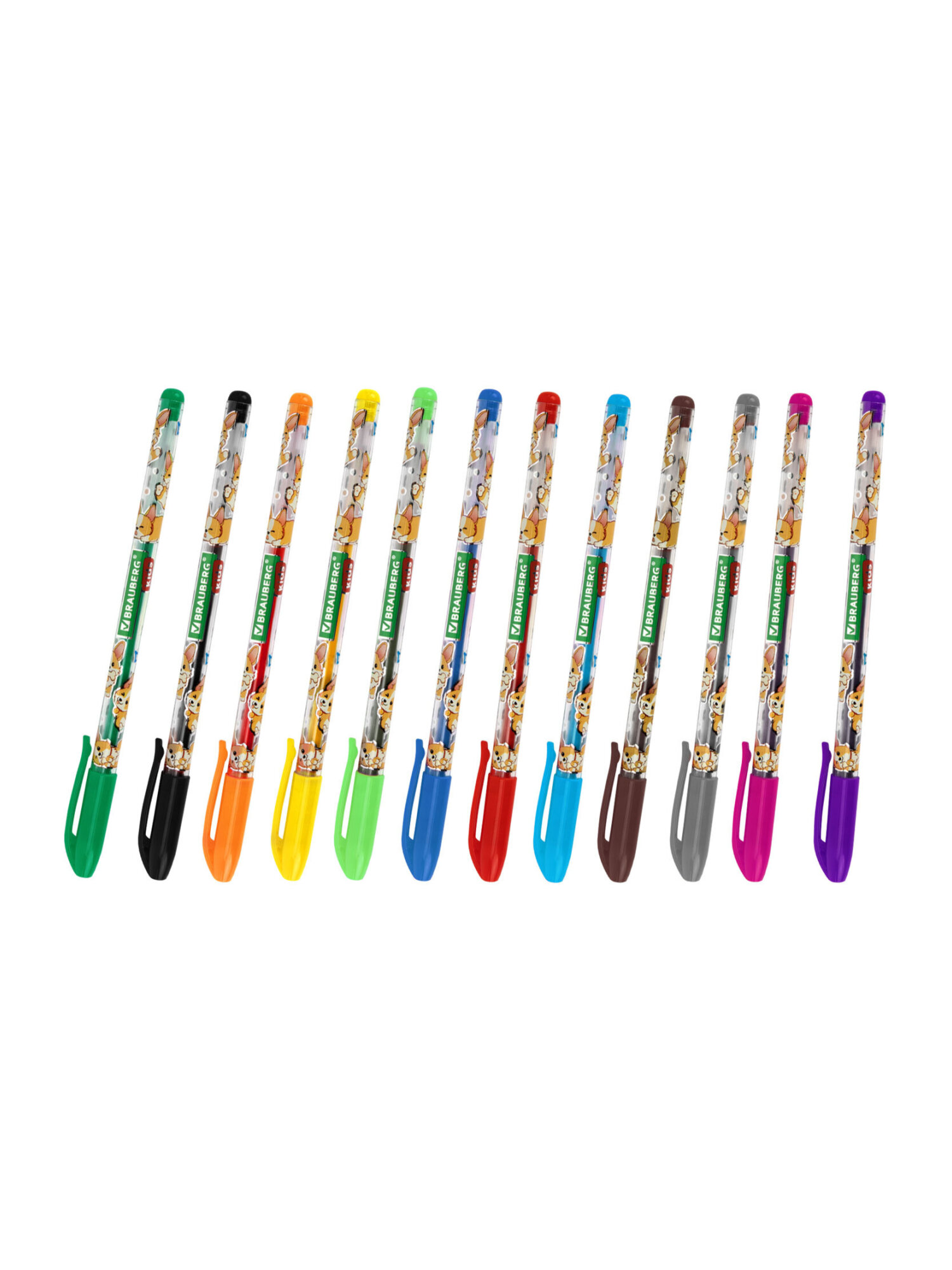 Ручка гелевая Brauberg 12 шт. - фото 10