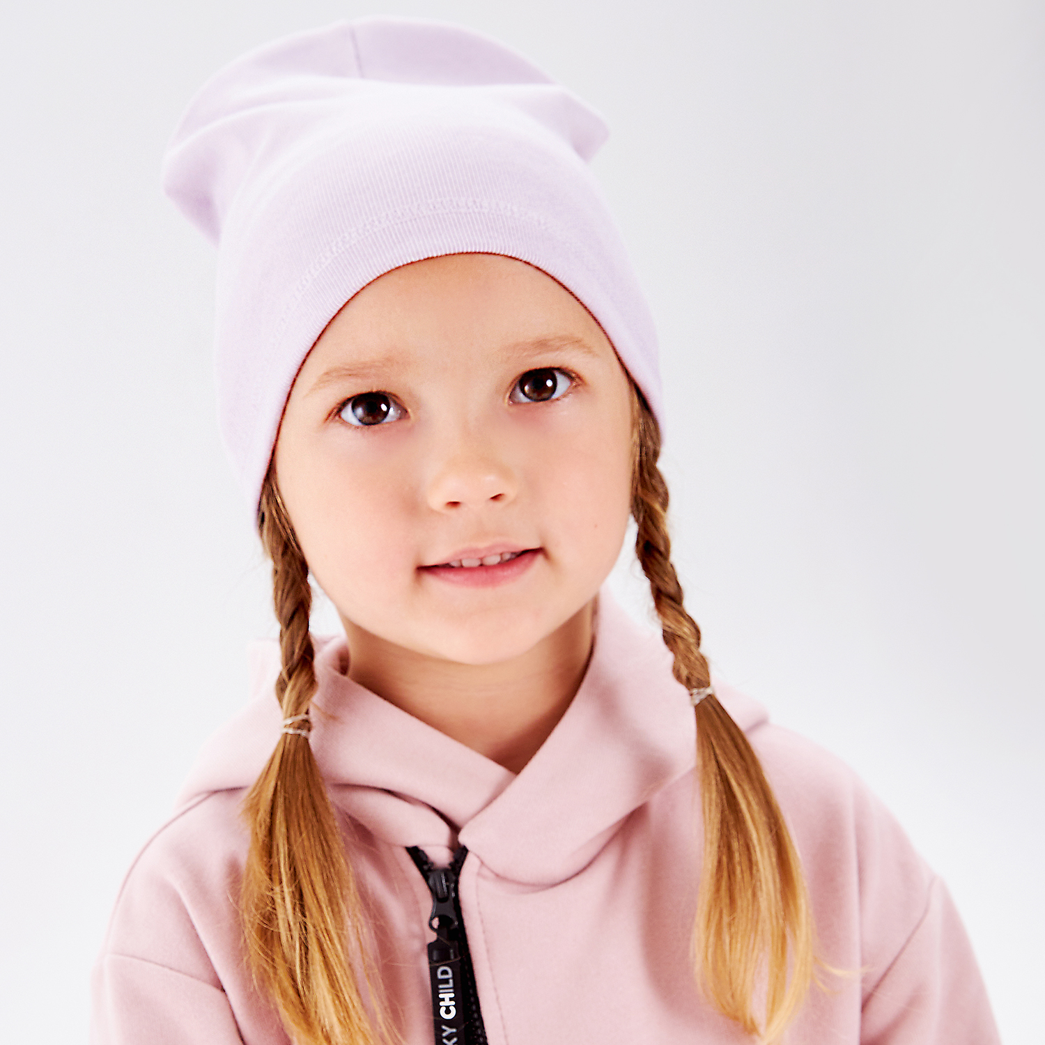 Шапка 2 шт Lucky Child 149-9/розовый/лиловый/2-12 - фото 7