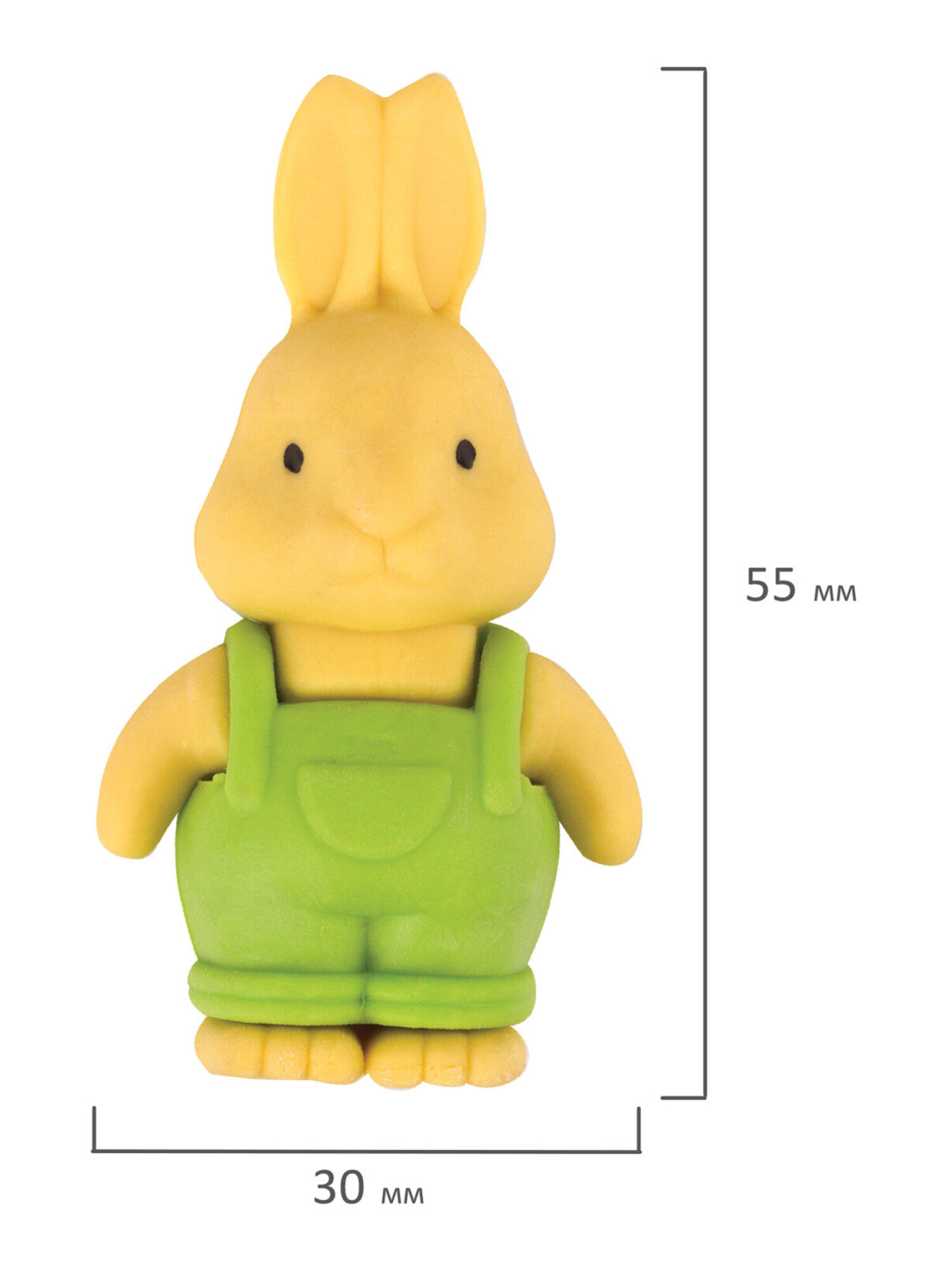 Ластик Юнландия Зайчик и урожай 5 шт. - фото 15