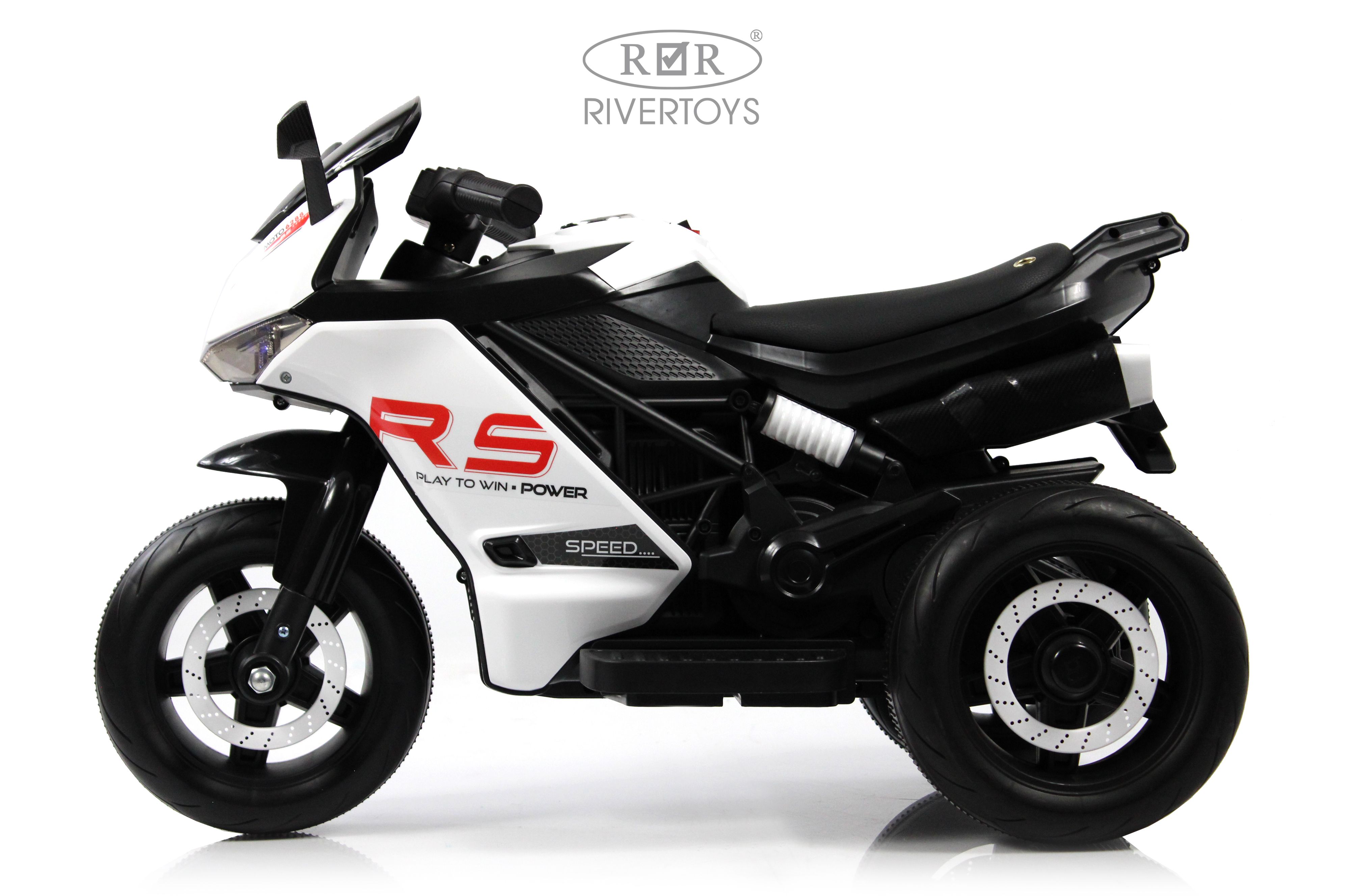 Электромобиль RIVERTOYS K002PX-WHTIE - фото 14