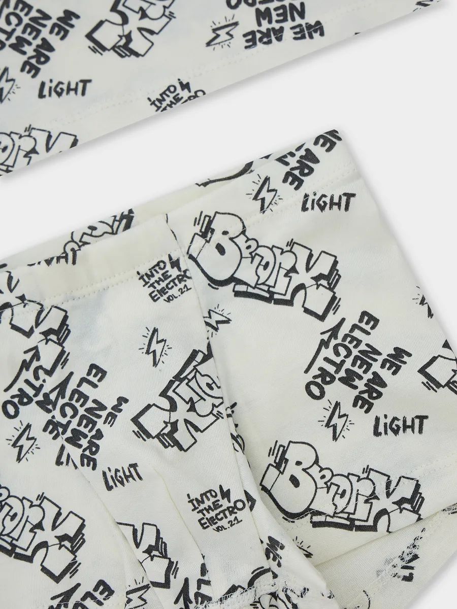 Майка и трусы Mark Formelle (Марк Формэль) 443002/граффити на молочном - фото 6