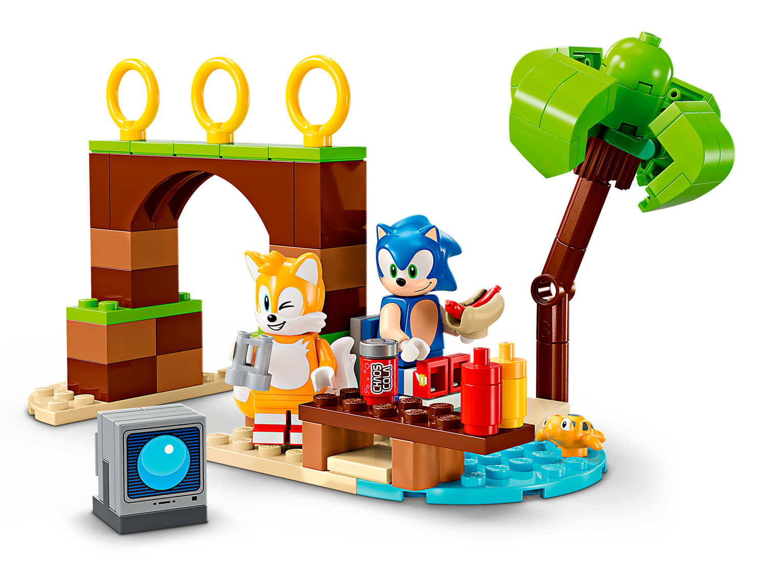 Конструктор LEGO Sonic the Hedgehog Приключенческая лодка Тейлза блочный - фото 7