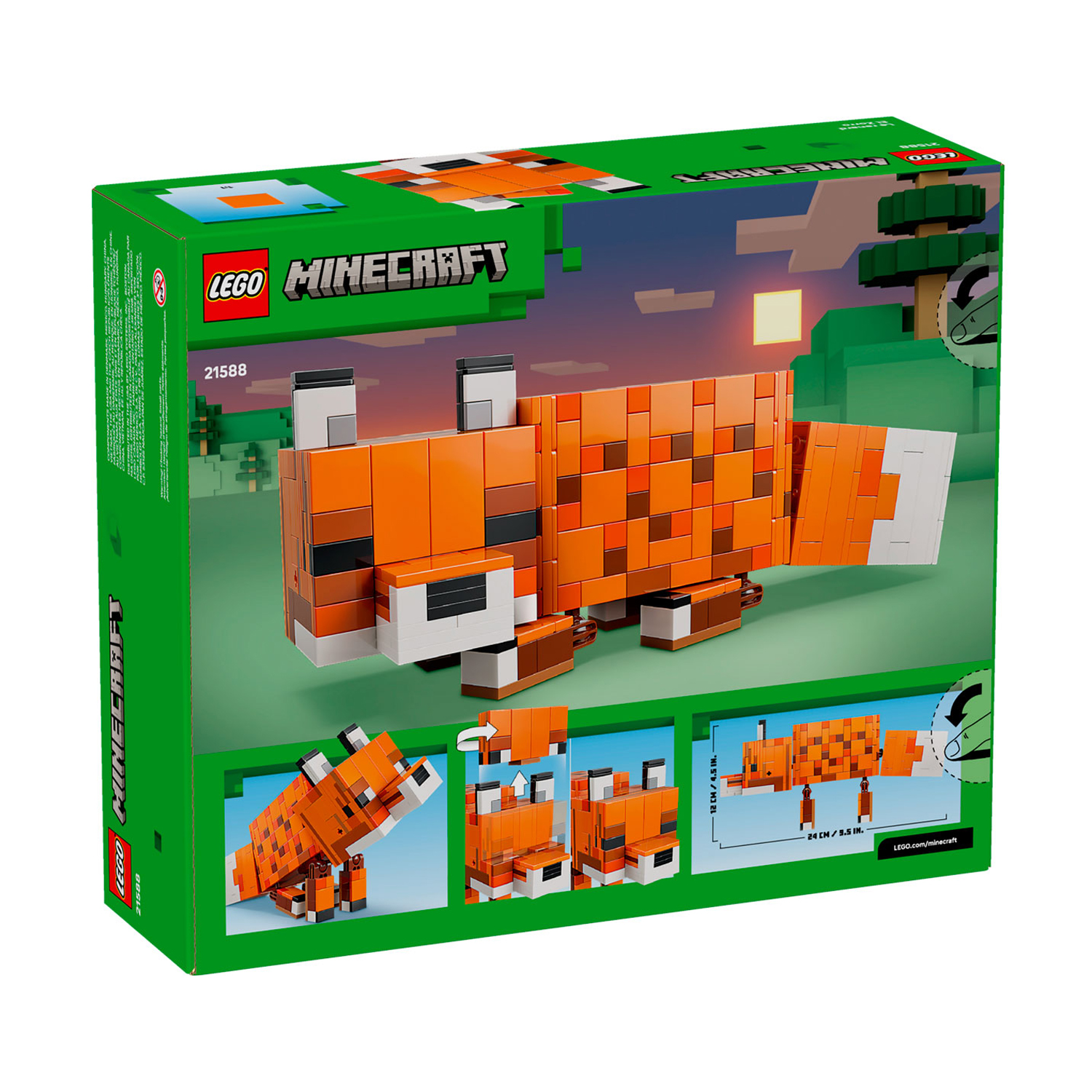 Конструктор LEGO Minecraft Лиса 497 дет. - фото 3