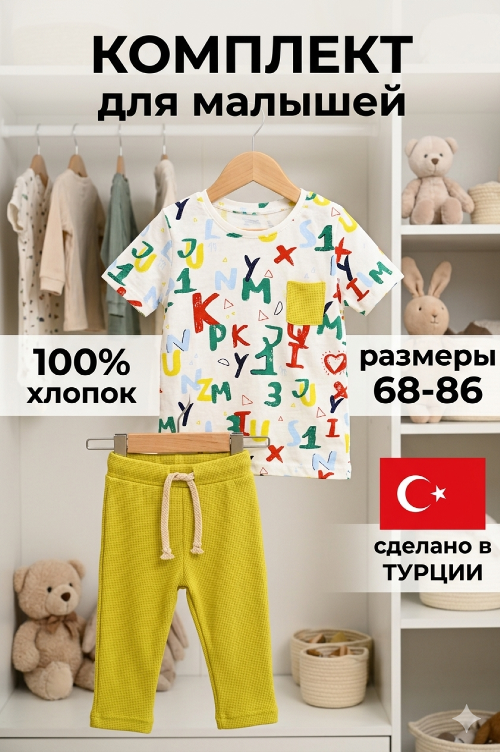 Футболка и брюки Deiko Baby D1177 - фото 2