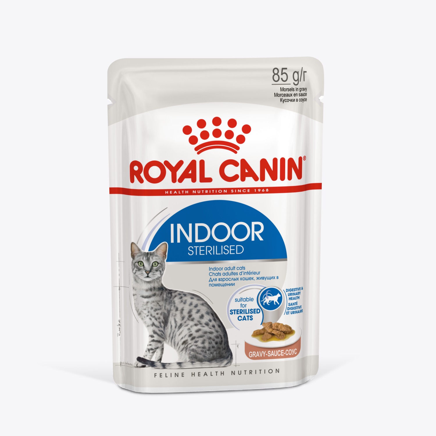 Корм для кошек ROYAL CANIN 85г Indoor Sterilised соус для живущих в помещении - фото 2