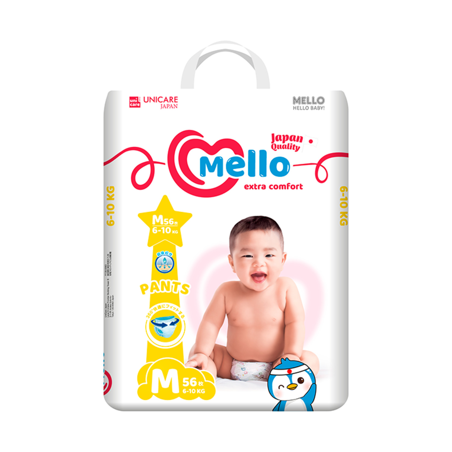 Трусики MELLO Comfort 3 (6-10 кг) 56 шт. - фото 1