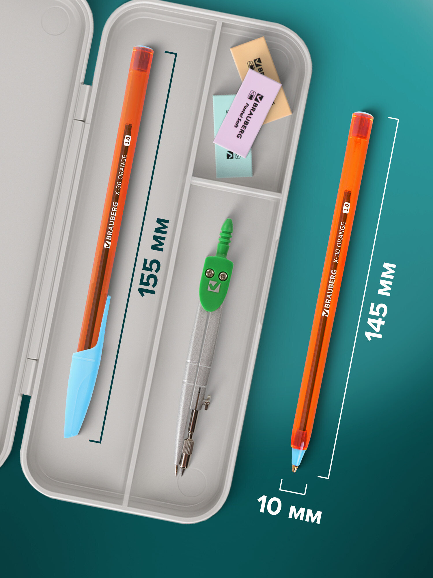 Ручка шариковая Brauberg - фото 4