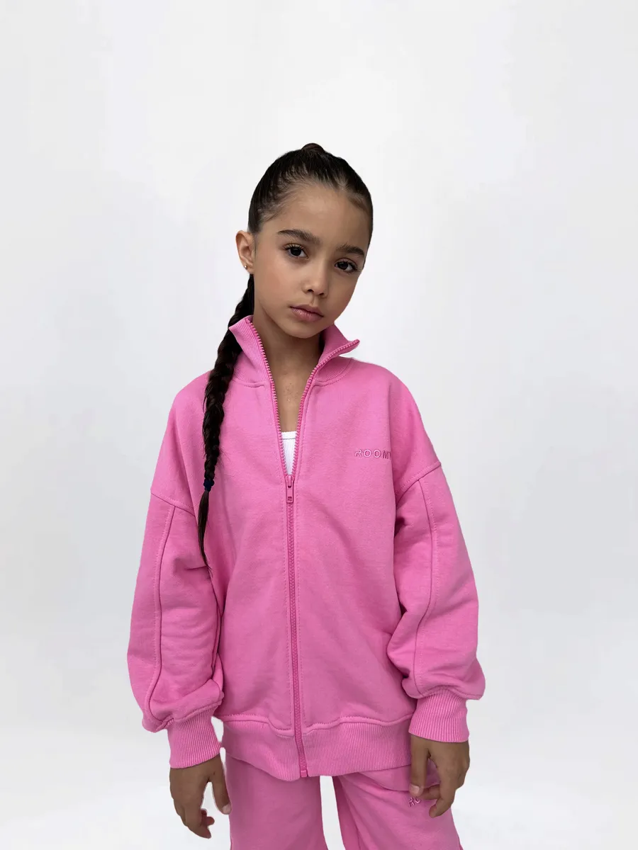 Толстовка ROOMY ESSENCE STREEThd/pink - фото 2